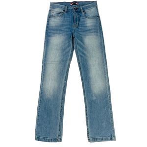 Girls Tommy Hilfiger Stretch Straight Fit Embroidered Jeans Size 12